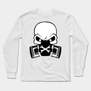 Covid Skull Long Sleeve T-Shirt